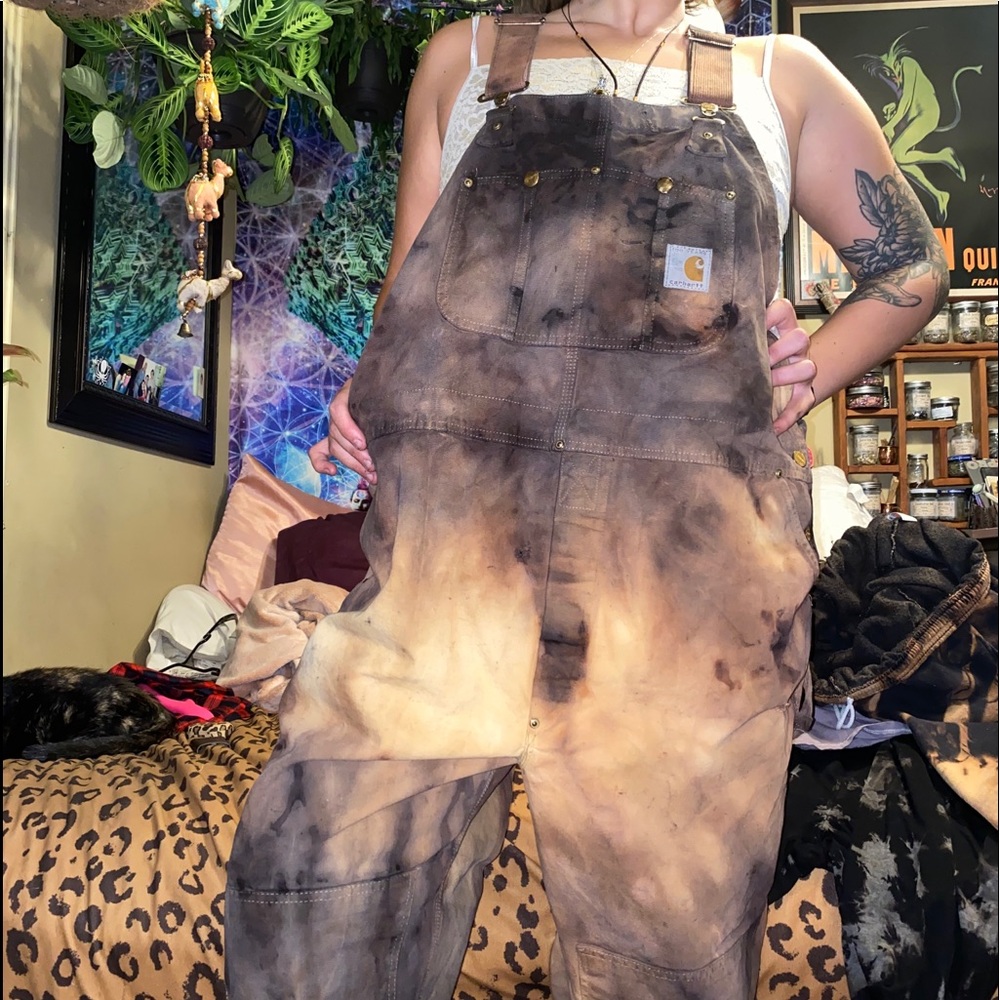 Tie-Dye Carhartt Overalls